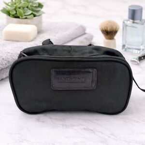 Eddie Bauer Black Hanging Toiletry Bag Travel Organizer Multi-Compartment Case